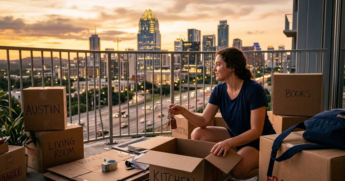 Fort Worth summer skyline at the start of peak leasing season